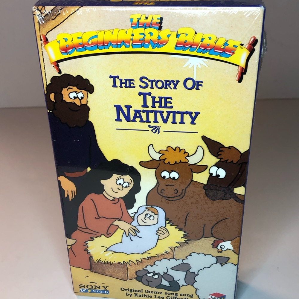 The Beginners Bible The Story Of Nativity VHS Sealed